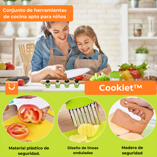 Cooklet™ - Kit de herramientas de cocina apto para niños